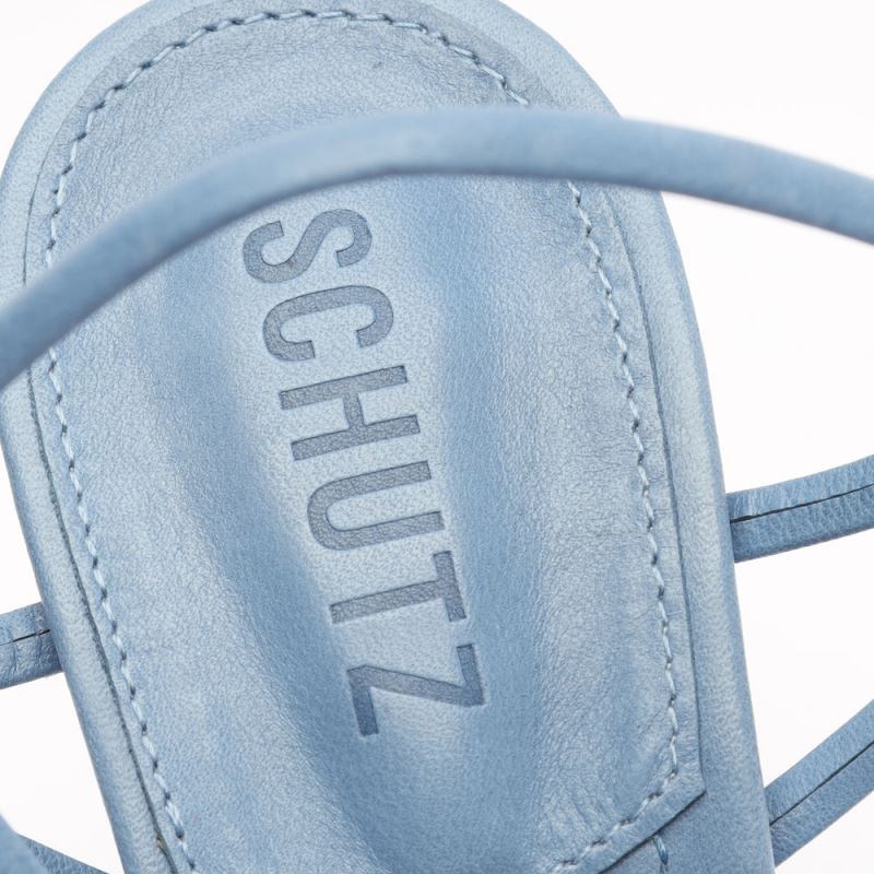 Schutz Abby δερματινα Sandal μπλε | QmGeZu5