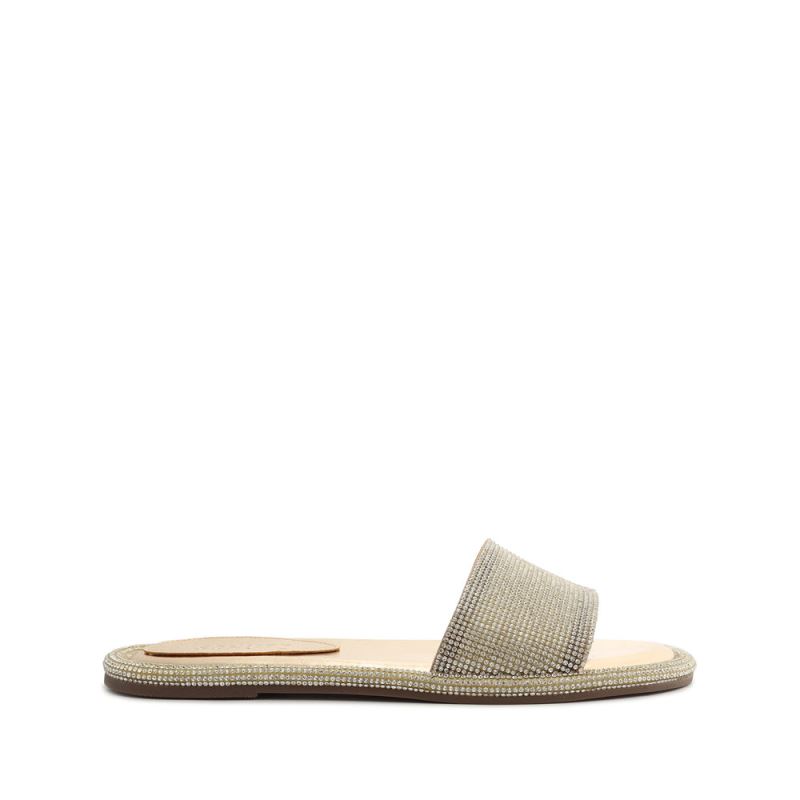 Schutz Alcina Nubuck Sandal χρυσο χρωμα | aUgbQvw