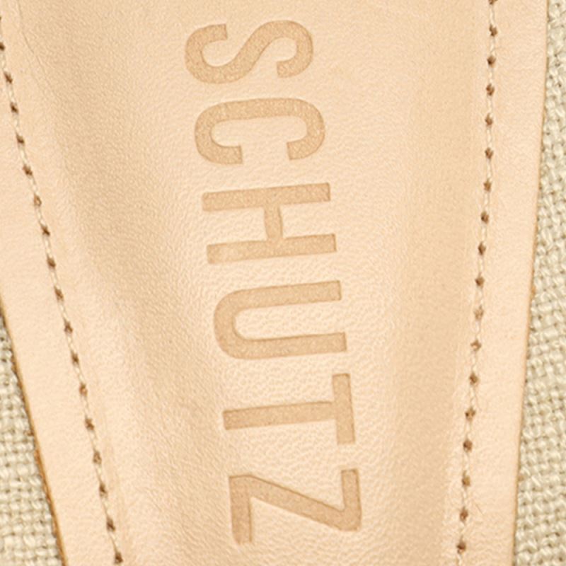 Schutz Amely Fabric Sandal Μπεζ | 16ff9wq