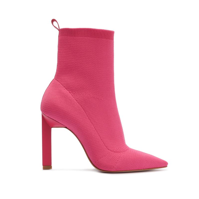 Schutz Ammie Knit Bootie ροζ | RauJPtG