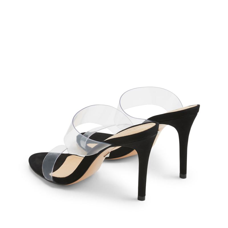 Schutz Ariella Sandal: Vinyl Straps and a Stiletto Heel μαυρα | ZoMkWpy