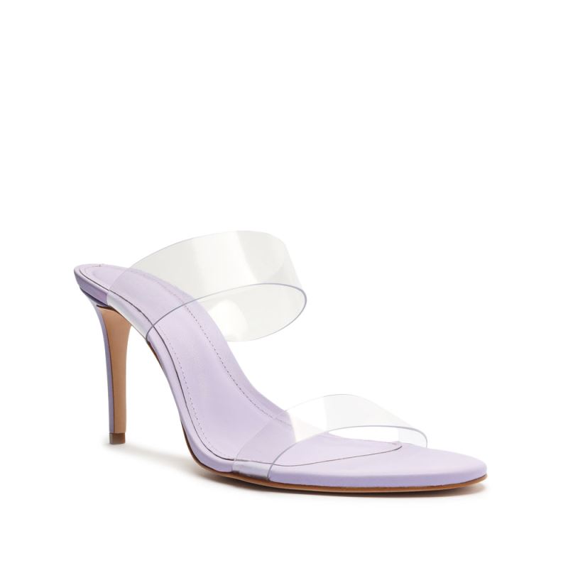 Schutz Ariella Vinyl Sandal μωβ | 9El1O6r