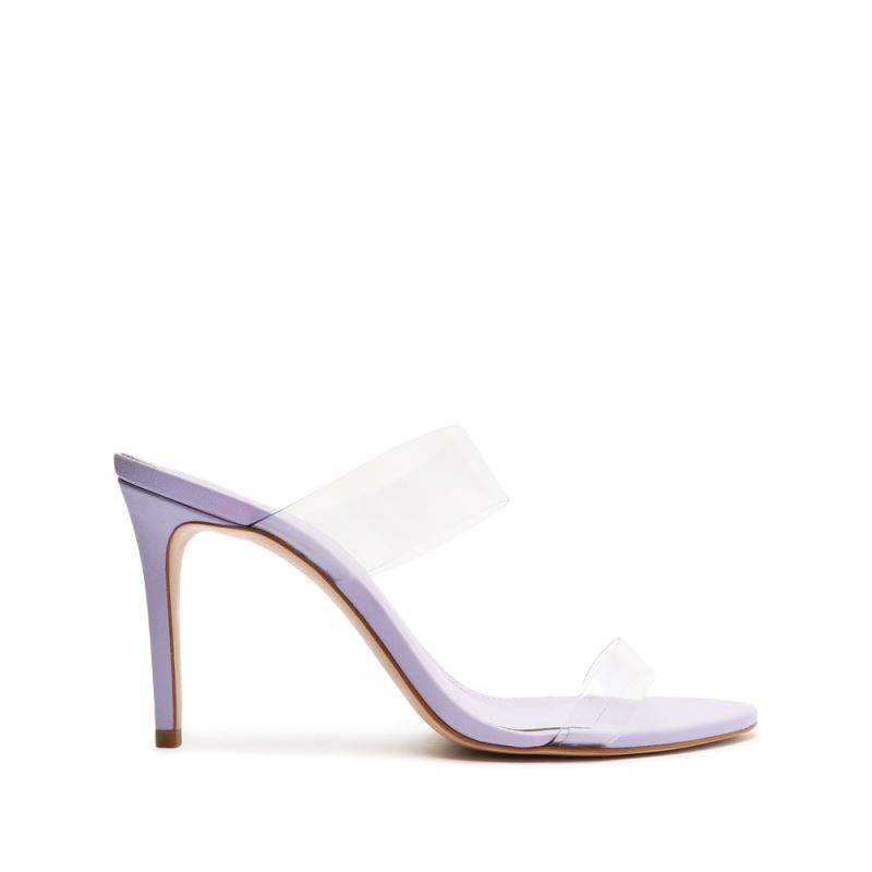 Schutz Ariella Vinyl Sandal μωβ | 9El1O6r