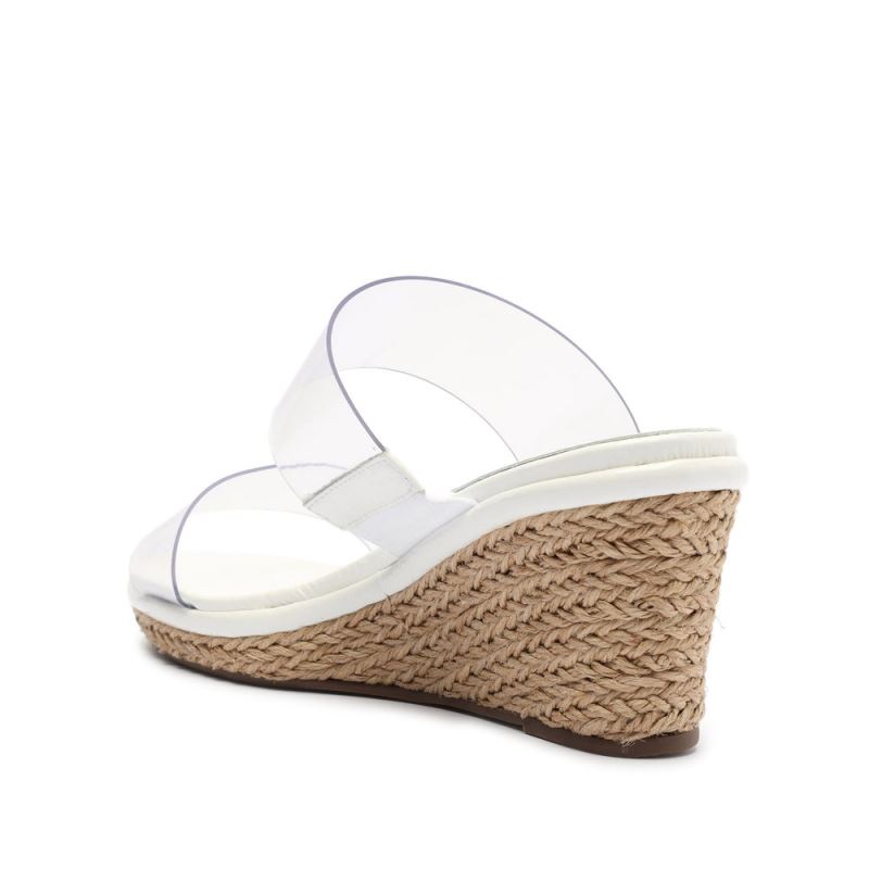 Schutz Arien Mid Wedge Sandal ασπρα | k6qTjWR