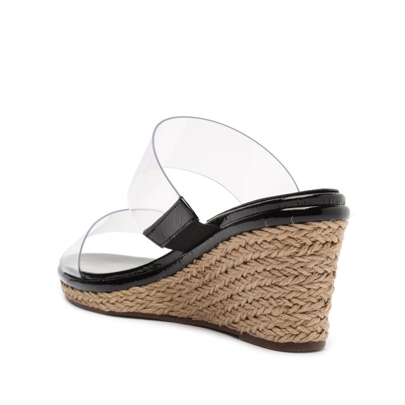 Schutz Arien Mid Wedge Sandal μαυρα | kneEg5Z