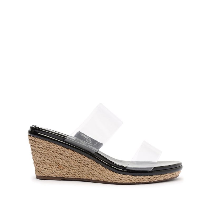 Schutz Arien Mid Wedge Sandal μαυρα | kneEg5Z