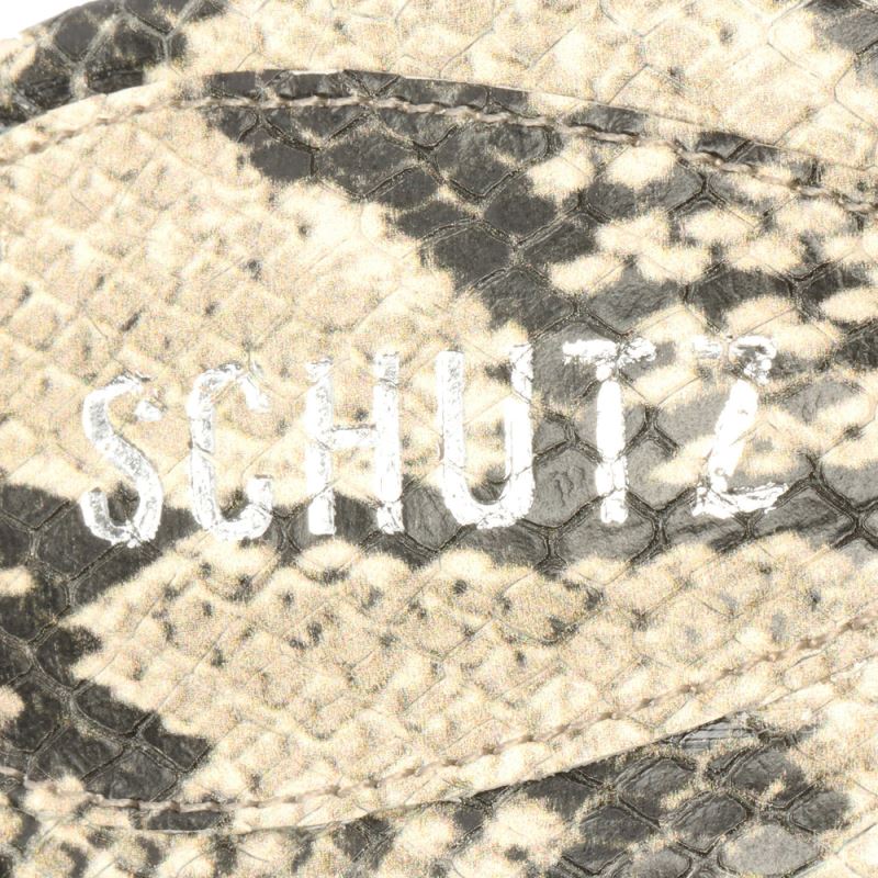 Schutz Aruana Snake-Embossed δερματινα Sandal Μπεζ Snakeskin | KCzxcgR