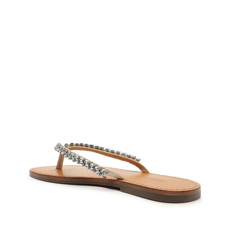 Schutz Belle Nappa δερματινα Sandal Μπεζ | YZbkAJC