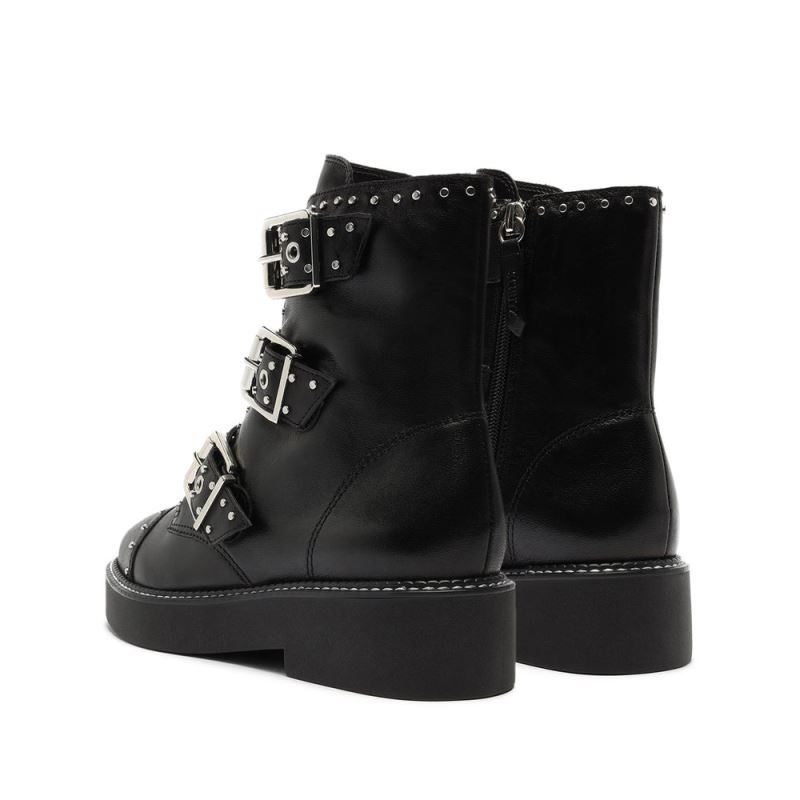 Schutz Caligas Studded Combat Bootie μαυρα | KbdSZkT