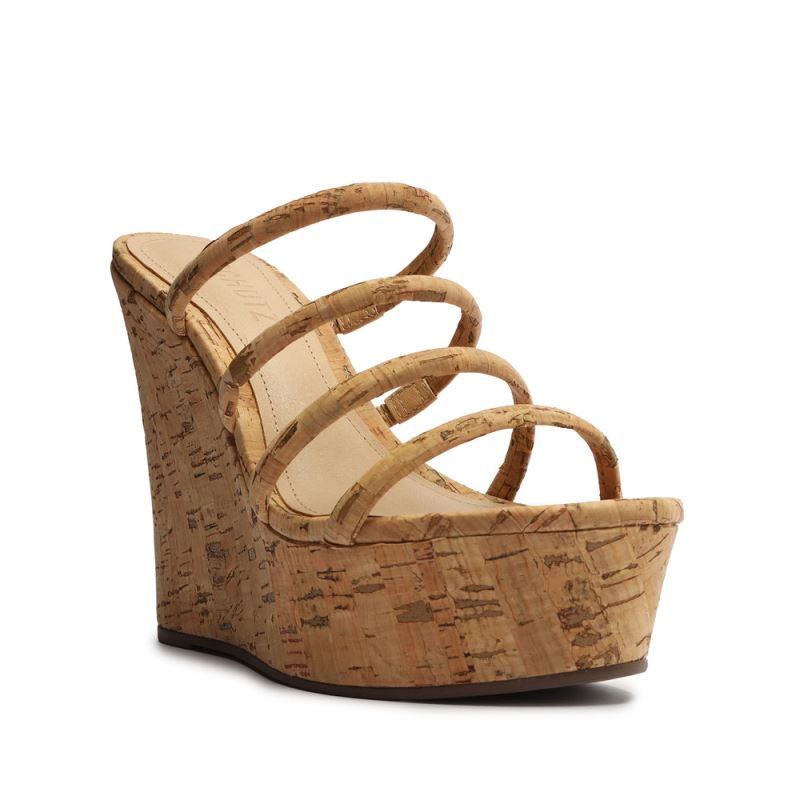 Schutz Cari Cork Sandal Μπεζ | Y5XZFPi