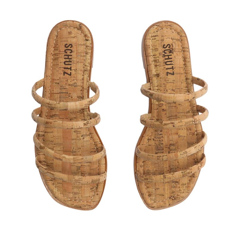 Schutz Cari Cork Sandal Μπεζ | ciswyJC