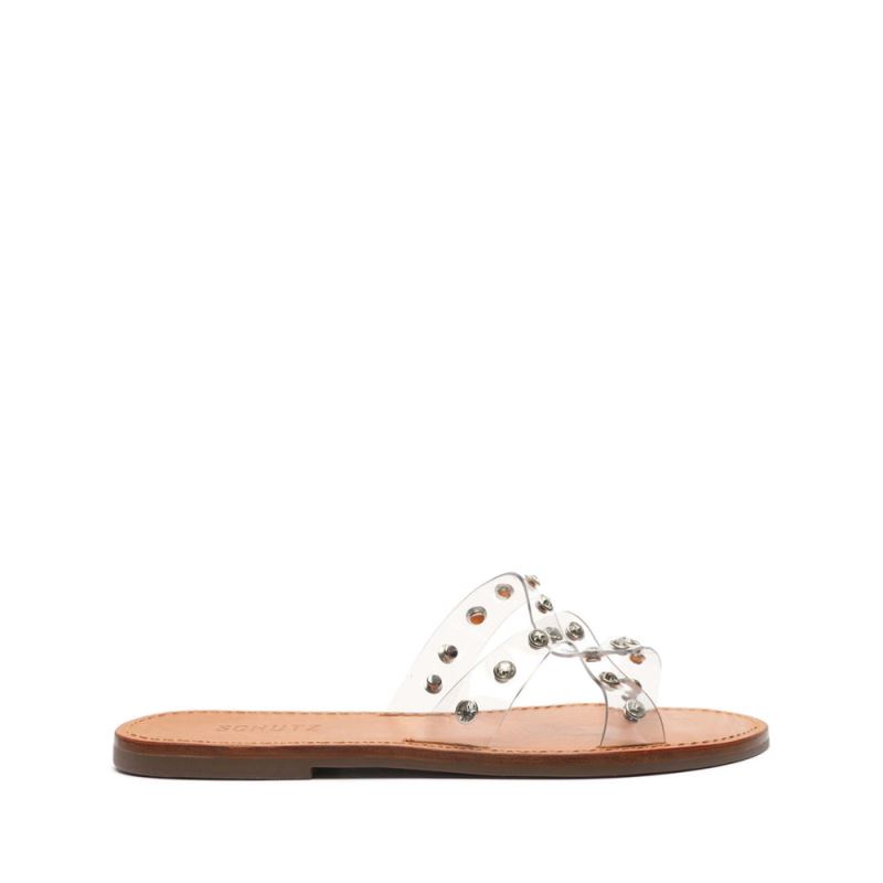 Schutz Cathryn Vinyl Sandal καφε | NMvfNtz