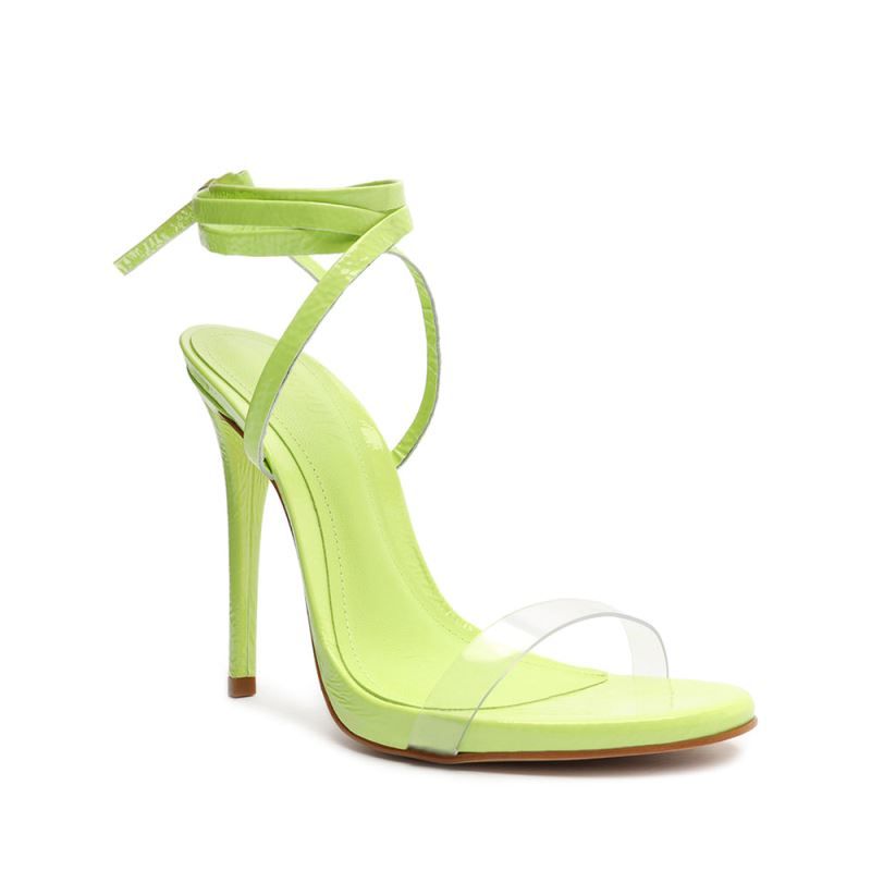 Schutz Cloe Vinyl Sandal πρασινο | UddJdyW