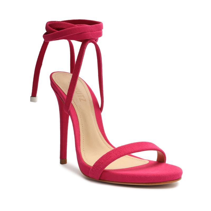 Schutz Cloe σουετ Sandal ροζ | 9DcGkwP