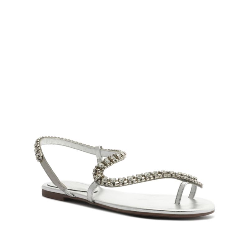 Schutz Court Metallic Sandal ασημι | 7hGkMR4