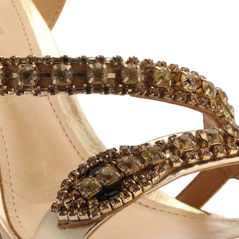 Schutz Court Metallic Sandal χρυσο χρωμα | 10iGEwC