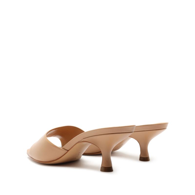 Schutz Dethalia δερματινα Sandal in Honey Beige Color πορτοκαλι Μπεζ | EHTWPvK