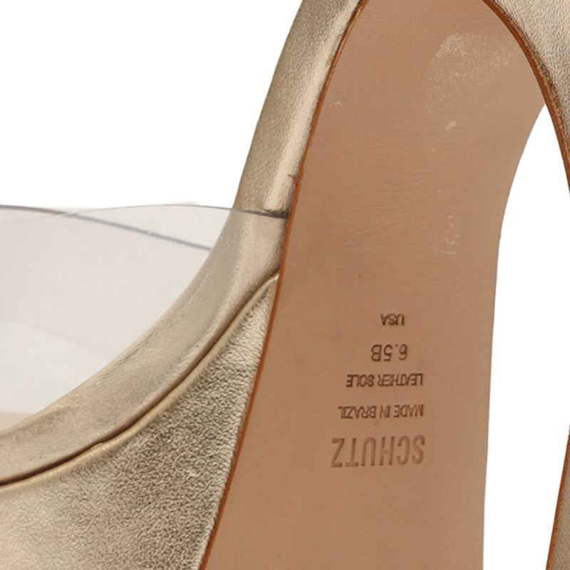 Schutz Haila Vinyl & Metallic δερματινα Sandal μεταλλικός | LoKuop4