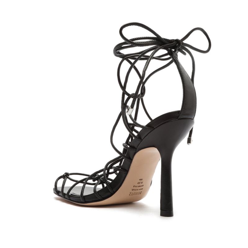 Schutz Heyde δερματινα Sandal μαυρα | xxleMy9