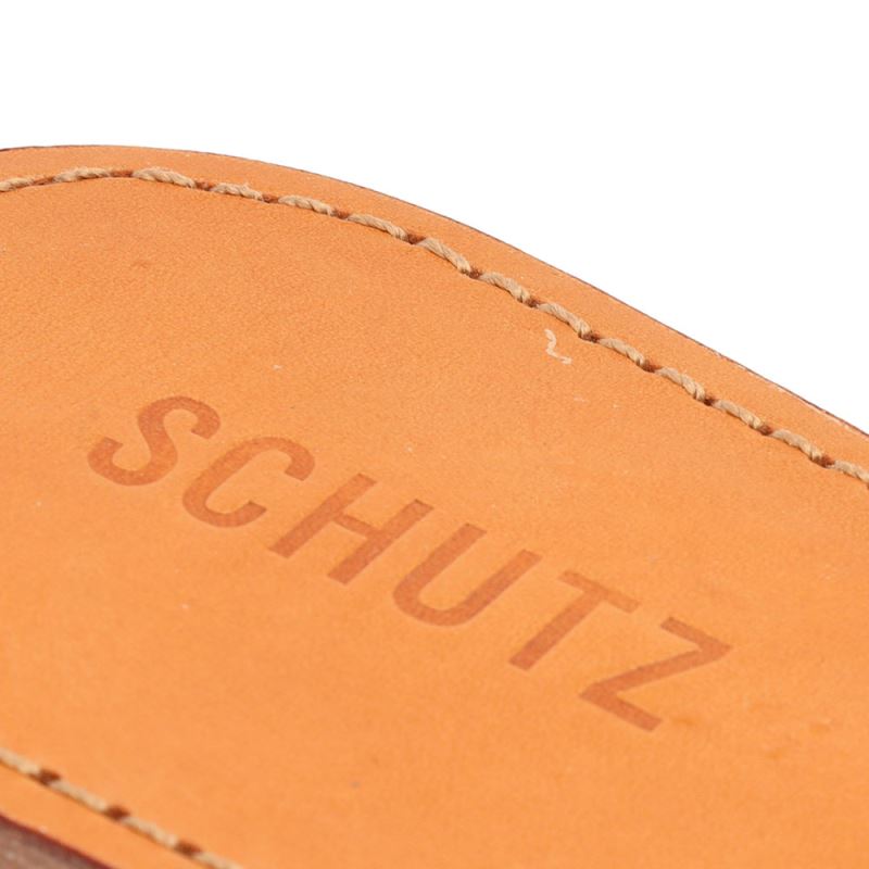 Schutz Jolie Nappa δερματινα Sandal καφε | lxpPCn2