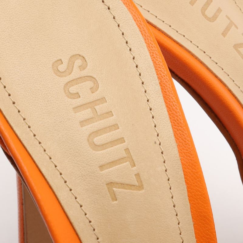 Schutz Kate Nappa δερματινα Sandal ανοιχτο καφε | UUqnBmO