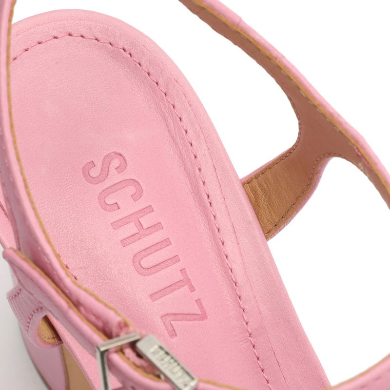 Schutz Keefa δερματινα Sandal ροζ | yY8hU55