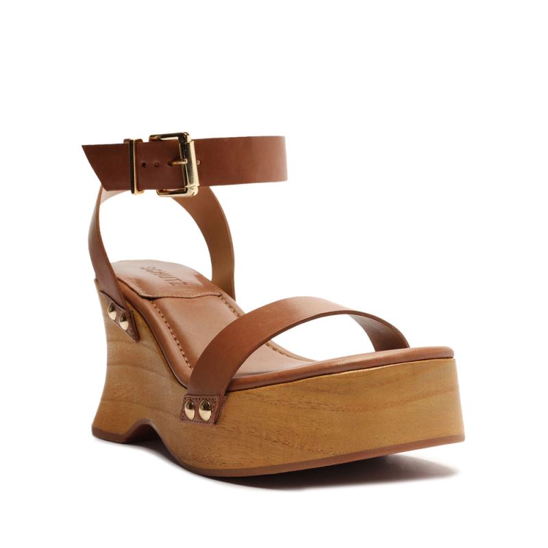 Schutz Lansy δερματινα Sandal βαθυ Μπεζ | GPXFxiW