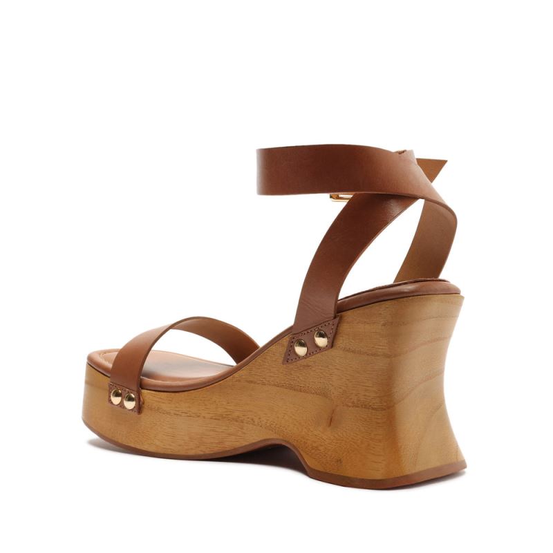 Schutz Lansy δερματινα Sandal βαθυ Μπεζ | GPXFxiW