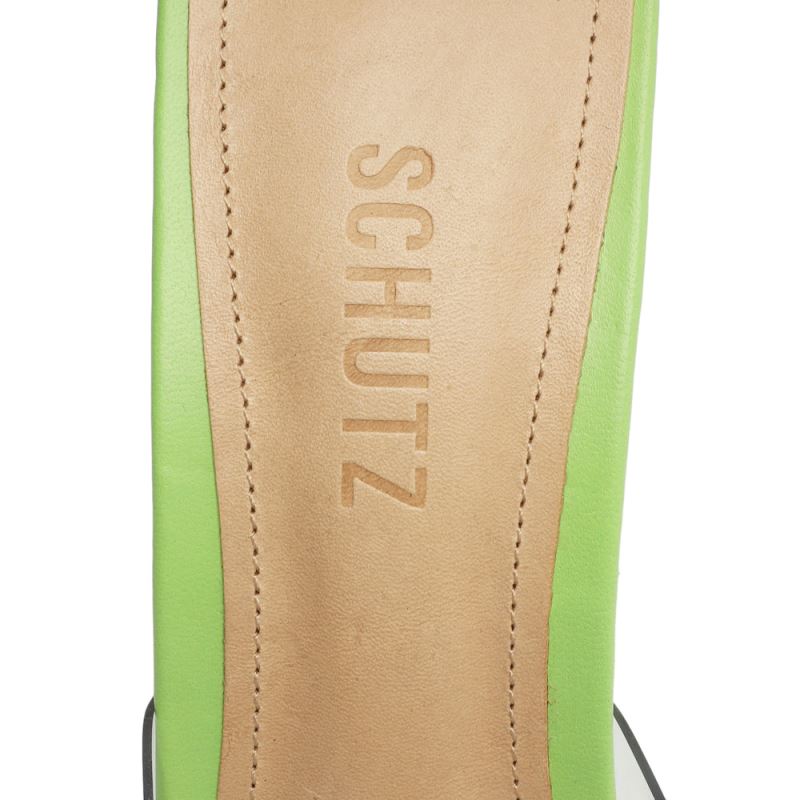 Schutz Lizah Vinyl Sandal ανοιχτο πρασινο πρασινο | SX1idCF