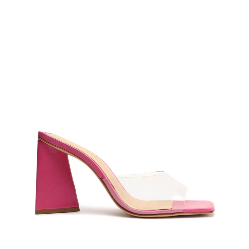 Schutz Lizah Vinyl Sandal ροζ | BZDMNlb