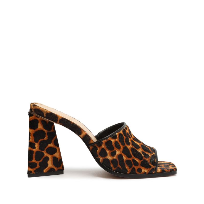 Schutz Lizah Welt Wild Sandal λεοπαρ | PN5hEe0