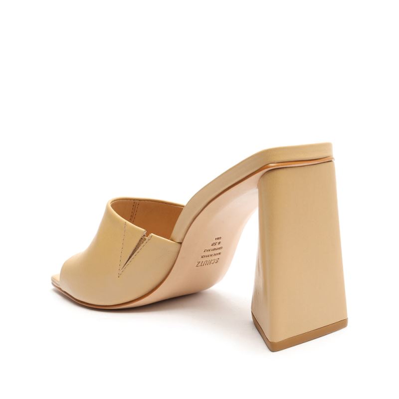 Schutz Lizah δερματινα Sandal: Minimal Chic Mood πορτοκαλι Μπεζ | tFv94FF