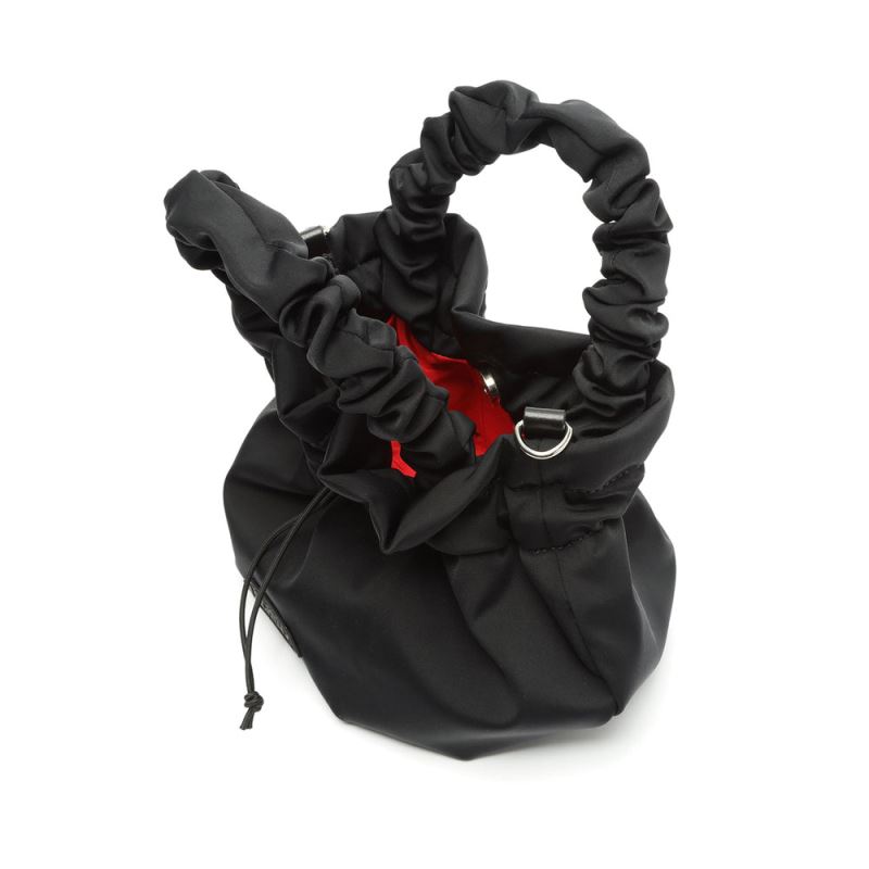 Schutz Lolla Stretch Nylon Bucket Bag μαυρα | AUuBzH1