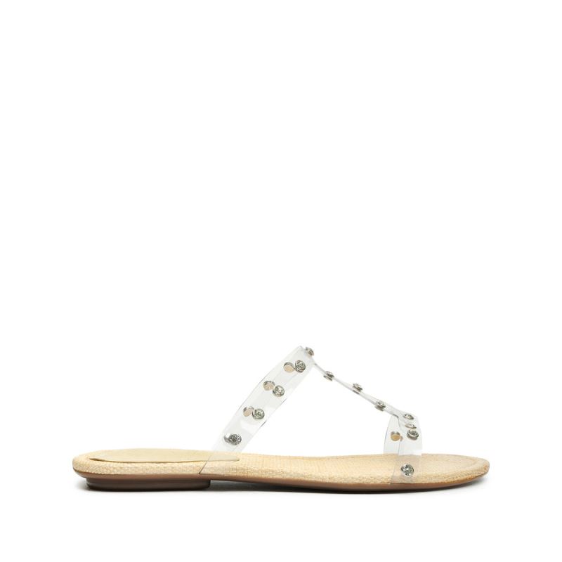 Schutz Loretta Vinyl Sandal Transparent | CLhKHEM