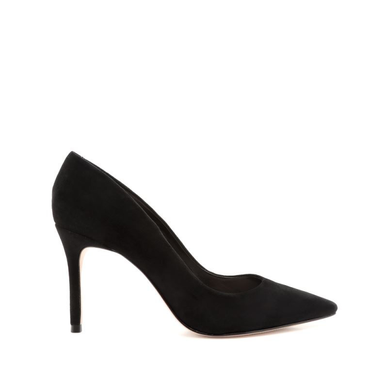 Schutz Lou Lo High Heel Pump in σουετ μαυρα | bvLf5q2