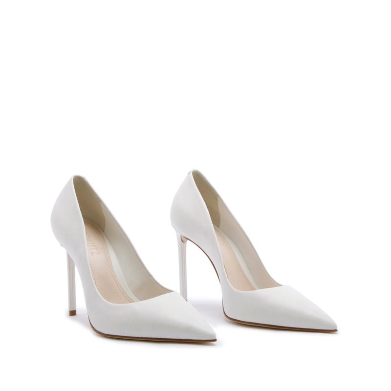 Schutz Lou δερματινα Pump in White ασπρα | 6vqidLp