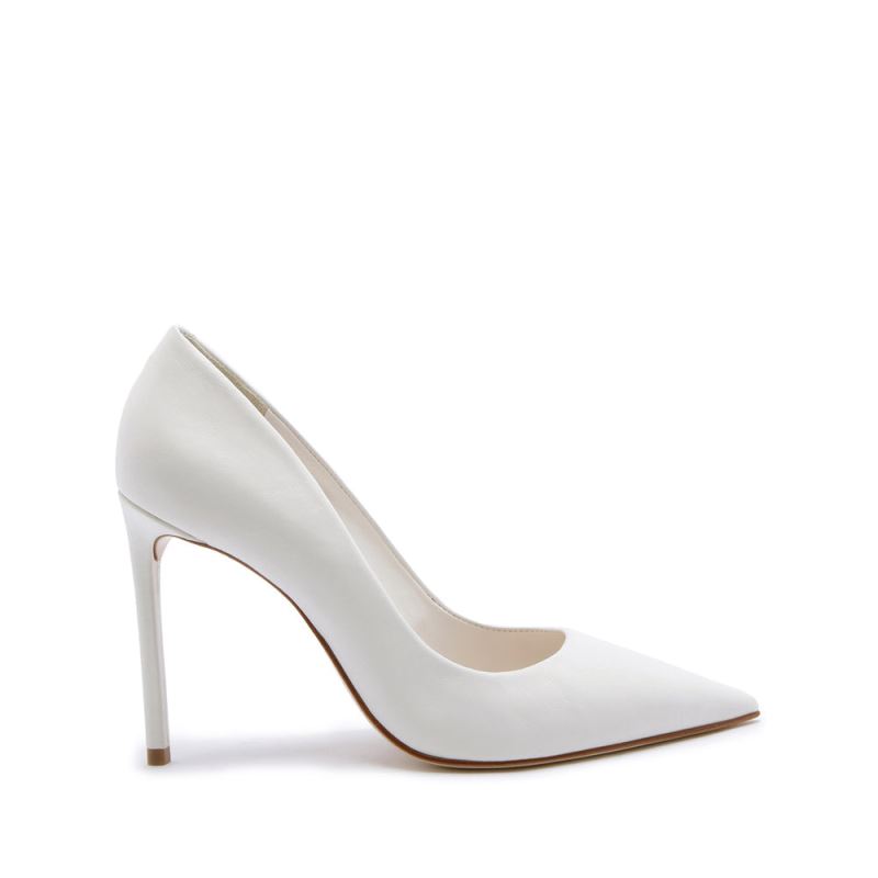 Schutz Lou δερματινα Pump in White ασπρα | 6vqidLp