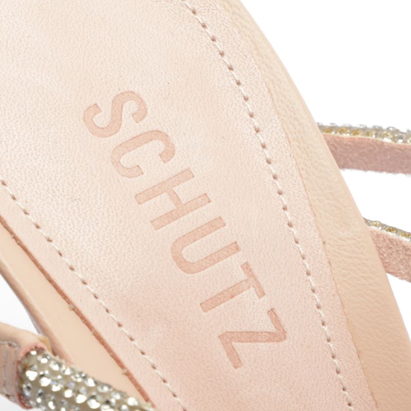 Schutz Louise Vinyl & Nappa δερματινα Sandal ροζ | brVOC0b