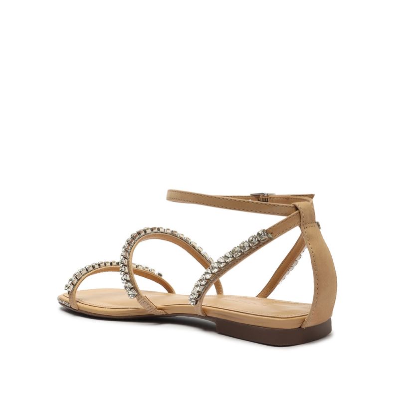 Schutz Loule Nubuck φλατ Sandal ανοιχτο | ywIoGFF