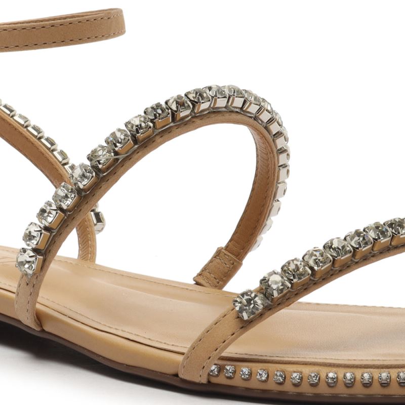 Schutz Loule Nubuck φλατ Sandal ανοιχτο | ywIoGFF