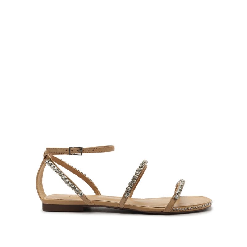 Schutz Loule Nubuck φλατ Sandal ανοιχτο | ywIoGFF