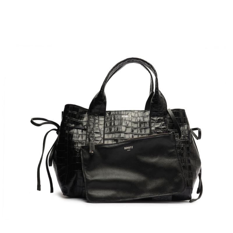 Schutz Maxxi Mini Shopping Tote μαυρα | qbmKNXi