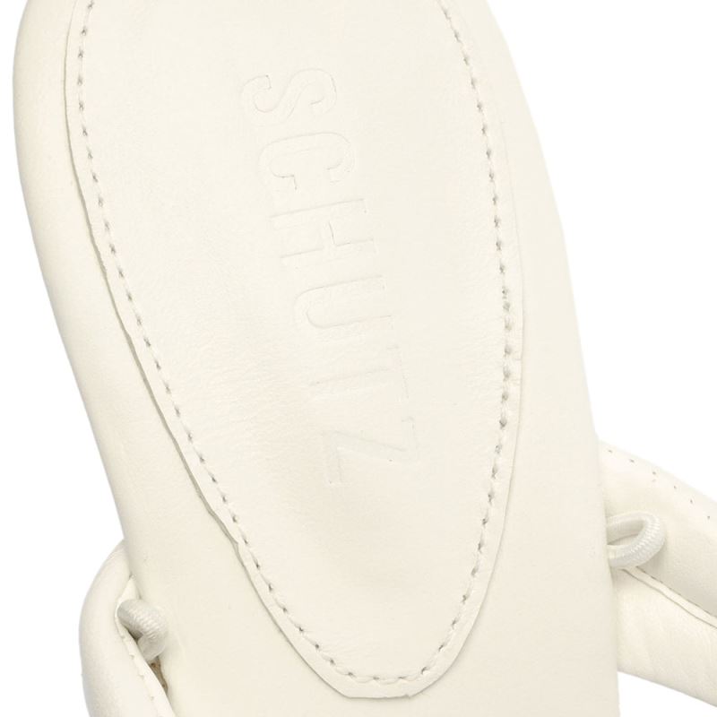 Schutz Meghan Vinyl Sandal ασπρα | 0qI2sh0