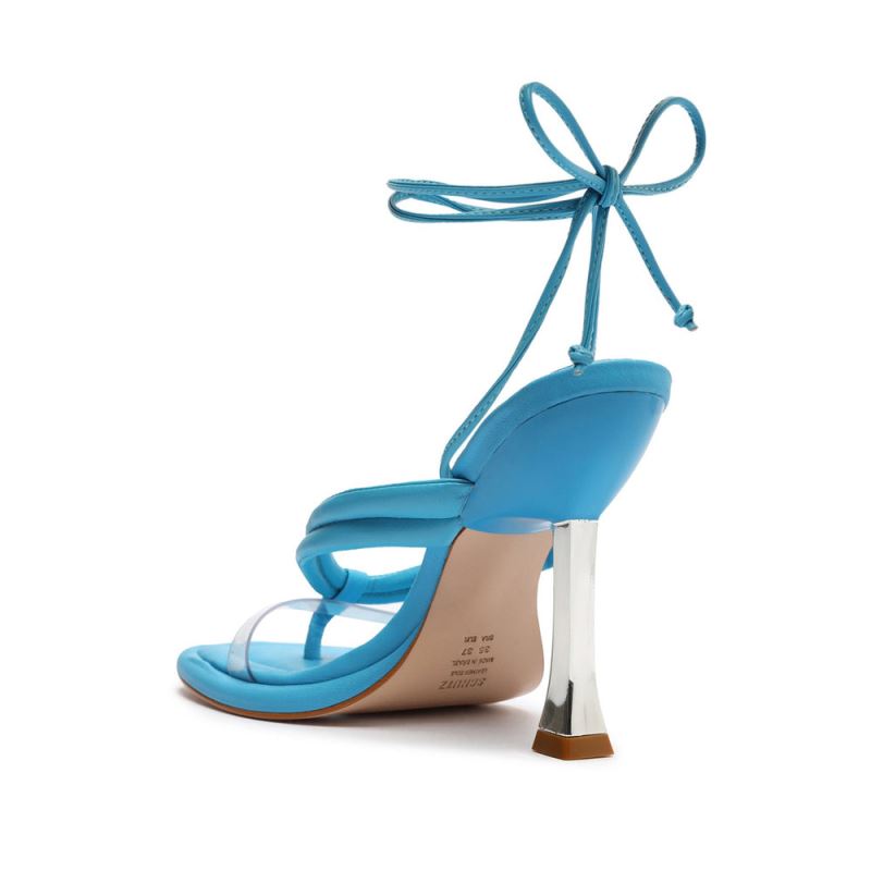 Schutz Meghan Vinyl Sandal μπλε | T7XV8Wa