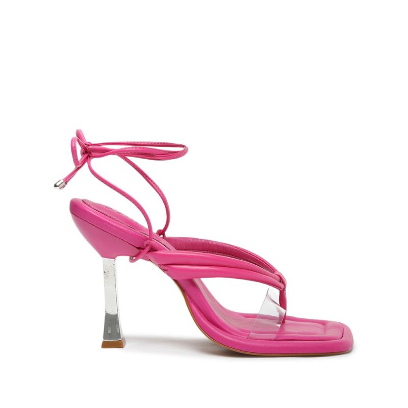 Schutz Meghan Vinyl Sandal ροζ | KcgCK8k