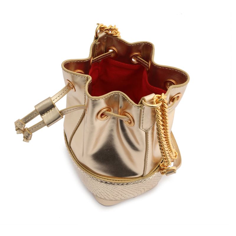 Schutz Mini Bucket Fierce Handbag χρυσο χρωμα | bDhXdQq