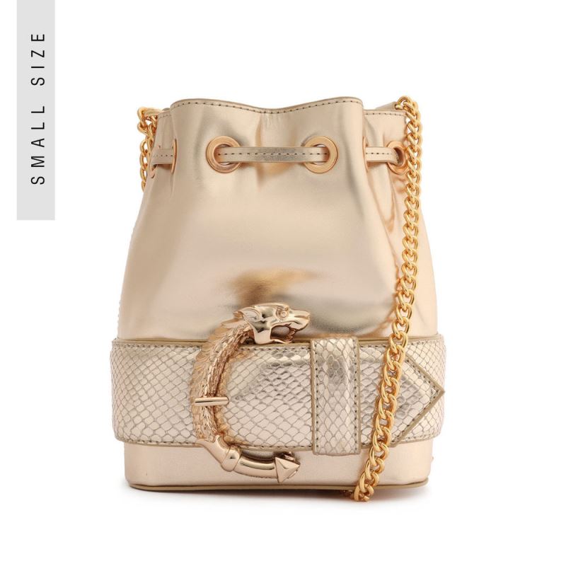 Schutz Mini Bucket Fierce Handbag χρυσο χρωμα | bDhXdQq