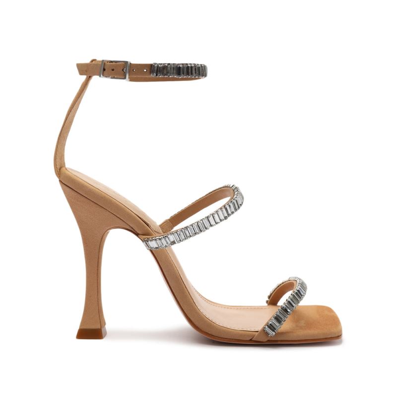 Schutz Nellina Nubuck Sandal ανοιχτο | GvGyGJc