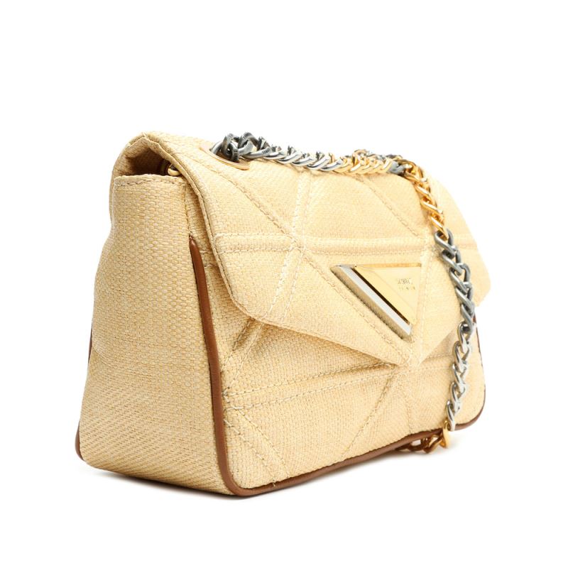 Schutz New 944 Straw Crossbody κρέμα | VSC7xB3