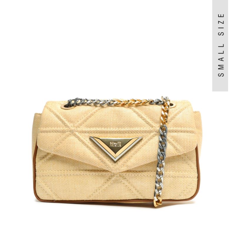 Schutz New 944 Straw Crossbody κρέμα | VSC7xB3